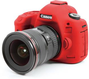 Digicom Silicone Cover Protective Camera Cover for Canon 5D Mark III Camera Case- Red  Camera Bag