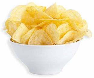 Organic Bites Ready to eat Salted Potata Chips |Aloo Chips | Farali Chips (Extra Thin) Chips
