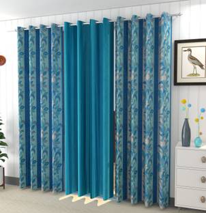 Arick Home 182 cm (6 ft) Polyester Semi Transparent Shower Curtain (Pack Of 3)