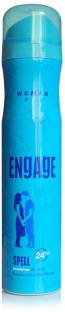 Engage Spell Deodorant Spray - For Women (165 ml) Eau de Cologne  -  165 ml