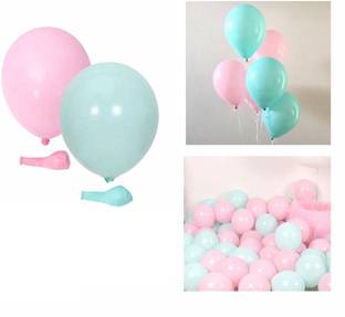 HARDATAR Solid Pastel Colored Balloons, Pastel Happy Birthday Party Decorations, Pastel Baby Shower Decorations, Pastel Birthday Balloons Pastel Pink, Mint Color Pack of 20 Balloon