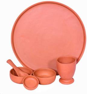 All Desi Pack of 6 Earthenware Dinner Set