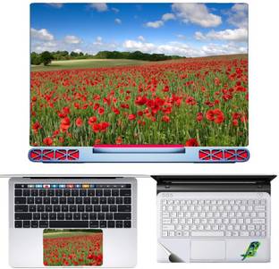 SDM 3in1 Accessories Combo Kit - Laptop skin sticker Decal with Touch Pad Skin Guard , trackpad skin t...
