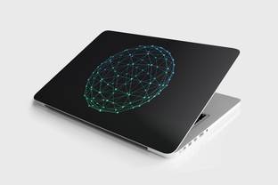 SDM geomatrical circle Premium Vinyl (matte) Laptop Decal 15.6 inch VINYL Laptop Decal 15.6