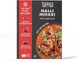 Ceres Foods Nalli Nihari: Instant Liquid Masala | Easy to Cook (15mins) | Just add Mutton/Protein of choice