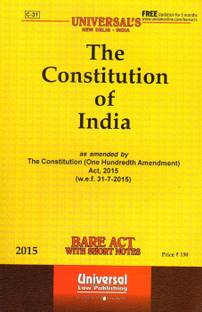 Universal'S Constitution Of India (Bare Act With Short Notes) [Latest Edition]