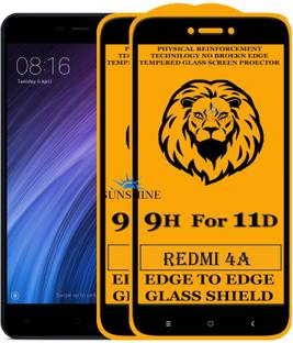 SUNSHINE Edge To Edge Tempered Glass for Mi Redmi 4A