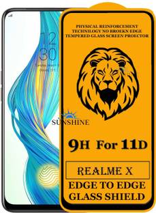 SUNSHINE Edge To Edge Tempered Glass for Realme X