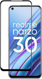 VAlight Edge To Edge Tempered Glass for Realme Narzo 30, realme Narzo 30
