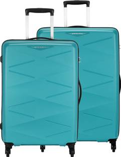 Kamiliant by American Tourister Triprism (Small + Medium) Cabin & Check-in Set 4 Wheels - 27 inch