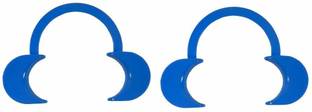Dentosmile Dental Flexi Eco Cheek / Lip Retractor C-Shape Mouth Opener Size Medium (Blue) (2) Hand Held Retractor