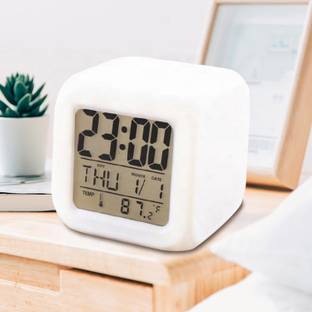 SEVENSPACE Digital 18 cm X 16 cm Wall Clock