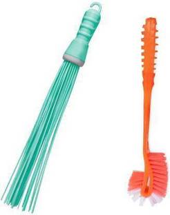 Mohprit Home Cleaning Set Plastic Kharata Toilet Brush Broom, Toilet Brush Broom, Toilet Brush