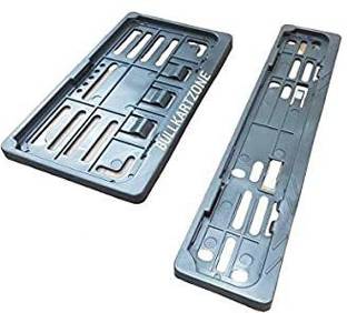 Bullkartzone Front & Rear Number Plate Frame Set Plastic Used Latest 2021 Bike Number Plate