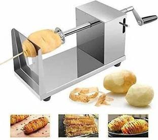 FIVANIO by FIVANIO Stainless Steel, Iron Potato Spiral Cutter Machine Potato Slicer
