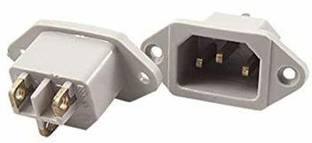 PMW WHITE COLOUR SOCKET 10 A Three Pin Socket