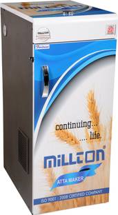 millton Fortune Fully Automatic Domestic Flour Mill | Atta Chakki | Ghar Ghanti | Grain Grinder | Aatta Maker | Blue Wheat Flourmill