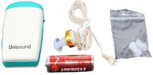 Unisound German Made Ear Machine for Old Age Person Unisound Pocket 172 Wire Machine Hearing Aid machine for ear- Pocket 172- Behind The Ear Model- Sound Enhancement Amplifier Pocket Hearing Aid