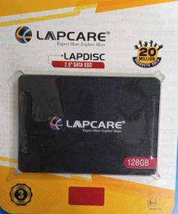 LAPCARE LPSSD128GB 128 GB Laptop Black SATA Internal Solid State Drive (SSD) (LAPDISK SSD 128 GB SATA 2.5" COMPATIBLE WITH LAPTOP & DESKTOP)