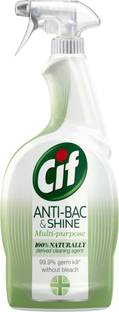 Cif Antibacterial & Shine Multipurpose Spray, Kills 99.9% Germs 700ml Kitchen Cleaner