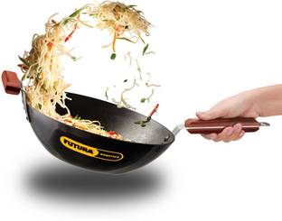 Hawkins Stir-Fry,Deep-Fry Pan, Kadai (INW30) Wok 3 L capacity 27 cm diameter