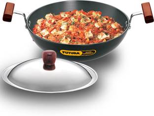 Hawkins Deep-Fry Pan, (AK15S) Kadhai 20 cm diameter with Lid 1.5 L capacity