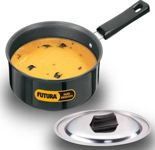 Hawkins Hard Anodised Saucepan (AS225S) Sauce Pan 18 cm diameter with Lid 2.25 L capacity