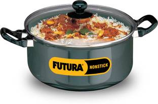 Hawkins Non Stick Stewpot with Glass Lid (NST50G) Tope with Lid 5 L capacity 24 cm diameter