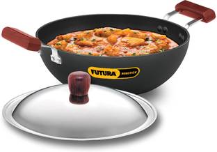 Hawkins Deep-Fry Pan (INK35S) Kadhai 26.85 cm diameter with Lid 3.5 L capacity
