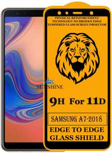 SUNSHINE Edge To Edge Tempered Glass for Samsung Galaxy A7 2018 Edition