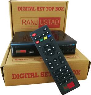 Ranjustad MPEG-4 HD Free To Air Digital Satellite Receiver Device (FSM401) Media Streaming Device