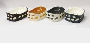RJ Rojeno Wintry Soap Dish/Soap Case/Holder Dish for Bathroom Set of 4 (Multicolor)