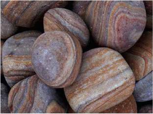 Naturally Green desert rainbow unpolished pebbles 1 kg Regular Asymmetrical Rock Pebbles