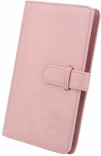 Stela 96 Pockets Mini Film Photo Album Book for Fujifilm Instax Mini LiPlay 11 9 8 7s 70 90 Link Instant Camera 3 Inch Polaroid Picture Name Card Holder (Pink) Album