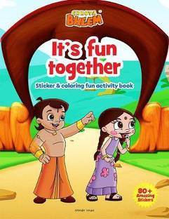 Chhota Bheem  - Sticker And Coloring Fun Activity Book By Miss & Chief