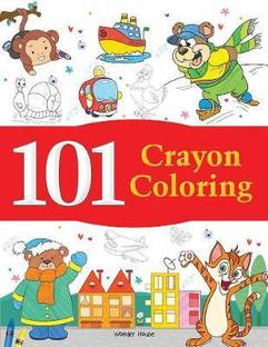 101 Crayon Coloring  - By Miss & Chief 1 Edition