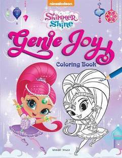 Genie Joy: Coloring Book for Kids (Shimmer & Shine)  - By Miss & Chief First Edition