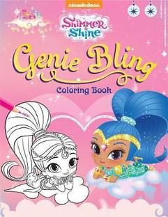 Genie Bling: Coloring Book for Kids (Shimmer & Shine)  - By Miss & Chief First Edition