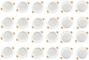 MNLight MN Light 10 watt PQ Round Down Light pack of D-24 Recessed Ceiling Lamp