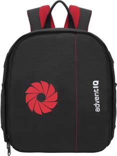 AdventIQ DSLR/SLR Camera Lens Shoulder Printed Backpack-(BNP 0197P-Camera Shutter)-Red Clr  Camera Bag