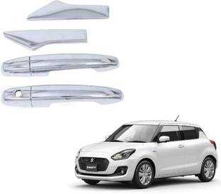 Uniqon (Pack Of 4 Pcs) Stylish Car Door Handle Catch Cover Chrome Finishing Suitable For New Model 2018 Maruti Suzuki Swift Cars Car Grab Handle Cover