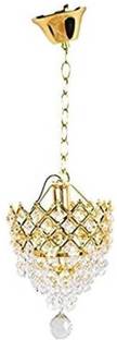 Shri Mahal Antiques Crystal Hanging Light Chandelier Ceiling Lamp