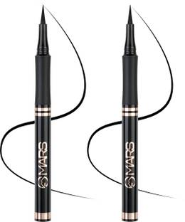MARS Ultra Fine Smudge and Water Proof Eyeliner Pack of 2 3 g