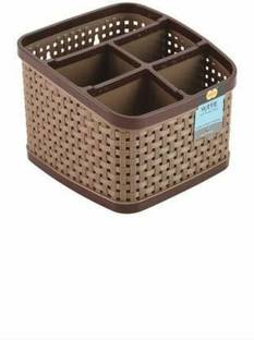 RJ Rojeno Multipurpose Plastic Kitchen Utensil Holder, Spoon, Knife Stand Organiser Plastic Cutlery Set