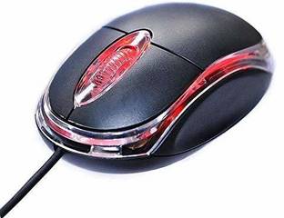 WORLD SHOPPER TERABYTE 3D Optical Mouse Vintage TB-36B Wired Mouse for Laptop, Computer & Desktop (Black) Wired Ambidextrous Optical  Gaming Mouse