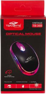 TechWorld Terabyte optical mouse Wired Ambidextrous Optical Mouse