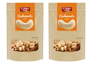 D NATURE FRESH Raw Cashews 1kg (500g x 2) Cashews