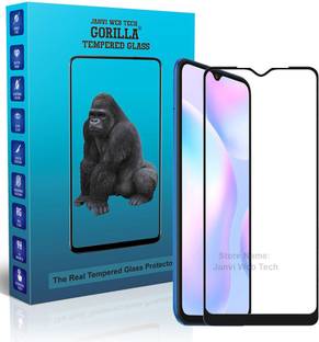 Janvi Web Tech Gorilla Tempered Glass Guard for Redmi 9i, Redmi 9A, Redmi 9C