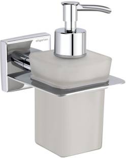 aligarian Steel Bathroom Wall Mounted Square Liquid Dispenser