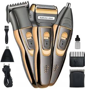 SUNNA 595-GM 3 in 1 Multiuse Beard/Nose/Ear/Hair Trimmer/Shaver for Unisex Trimmer 60 min  Runtime 4 Length Settings